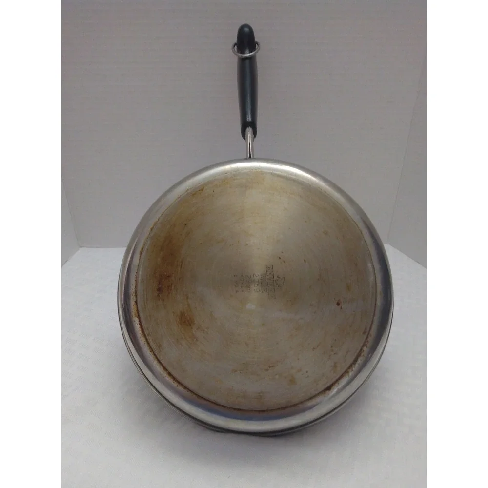 Revere Ware Skillet Frying Pan 2059 Stainless Steel 23cm Korea ‎ NO LID